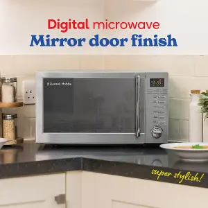 Russell Hobbs RHM2031 20 Litre Digital Microwave with Grill, Stainless Steel