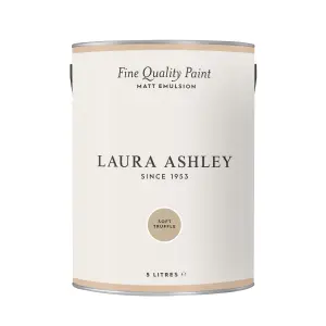 Laura Ashley Soft Truffle Matt Emulsion paint, 5L