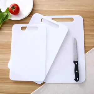 KAV Plastic Cutting Board Professional-Grade BPA-Free - 37cmx23cm Reversible Chopping Boards for Safe, Hygienic, Food Slicing