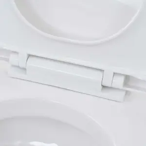 Berkfield Wall-Hung Toilet Ceramic White