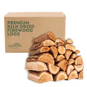 Kiln Dried Oak Hardwood Logs Approx. 60kg - Ready to Brun Firewood for Wood Burners, Fireplaces, Fire Pits & Pizza Ovens