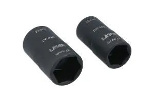 Laser Tools 8228 2pc Double Ended Damaged Wheel Nut Socket Set