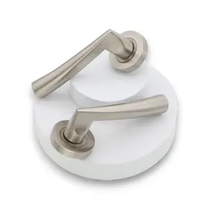 Lego Lever Door Handle Satin Nickel