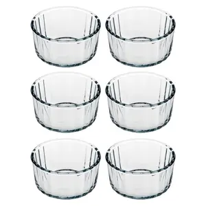 Glass Round Single Borcam Souffle Bowl (Set of 6)