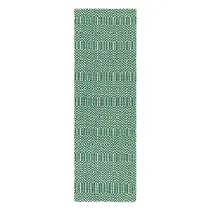 Green Wool Geometric Luxurious Modern Wool Handmade Rug for Living Room and Bedroom-120cm X 170cm