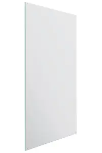 MirrorOutlet 4mm Sheet Mirror Glass with 4 Holes Polished Edges160 x 80cm