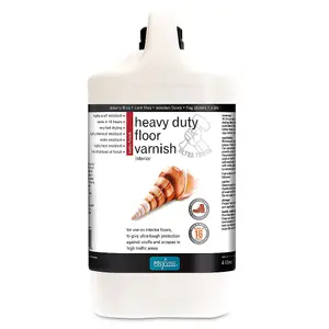 Polyvine Heavy Duty Floor Varnish Satin 4L