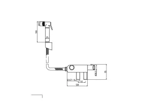 Round Thermostatic Douche Spray Kit - Chrome