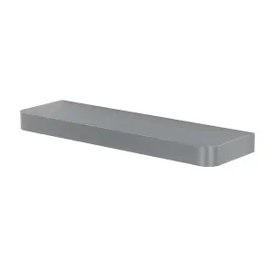 500mm trent narrow floating shelf kit, matt grey