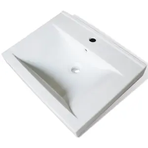 Belfry Bathroom 600mm L x 460mm W Ceramic Rectangular Sink White