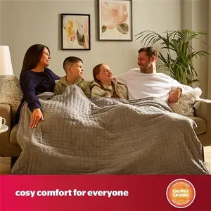 Silentnight Heated Throw - Charcoal