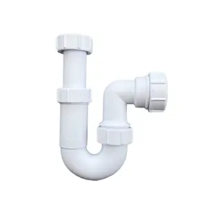 Univeral Adjustable Sink Swivel P Trap 40mm (1.1/2") Telescopic Trap, 75mm Water Seal, BS EN 247-1:2002 Compliant. FREE DELIVERY