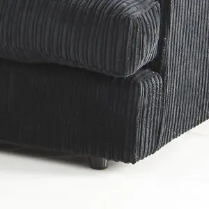 Ferrous Premium Cord Fabric Double Corner Sofa