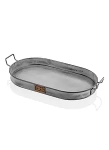 Rozi Stone Collection Oval Serving Tray (66 x 32 cm)