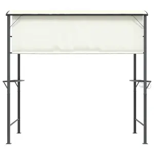 Berkfield Gazebo with Roof 220x110x200 cm Cream