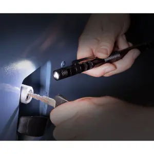 Sealey 9-In-1 Multi-Tool 1W SMD LED Penlight 3 x LR44 Batteries Black LED091