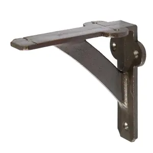 Hammer & Tongs Iron Shelf Bracket - D100mm - Raw - Pack of 4