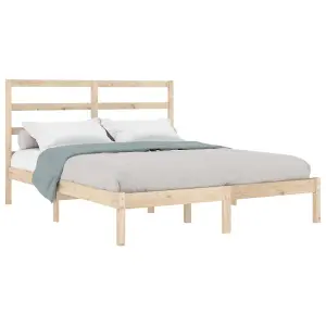 Berkfield Bed Frame Solid Wood Pine 160x200 cm