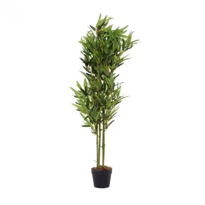 Oypla Artificial Bamboo Tree Plant 120cm Indoor Outdoor Garden Decoration