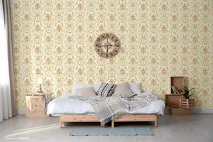 SK Filson Peach Floral Wallpaper