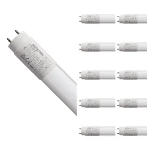 Crompton Lamps LED 4ft T8 Tube 17.5W (10 Pack) Daylight Opal