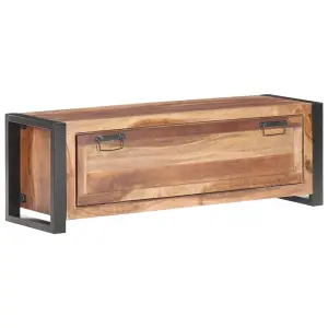 Berkfield Shoe Cabinet 120x35x40 cm Solid Wood