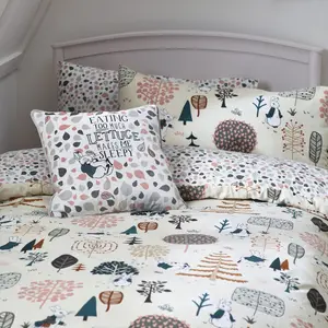 Peter Rabbit™ Scandi Woods Single Duvet Cover Set, Cotton, Natural