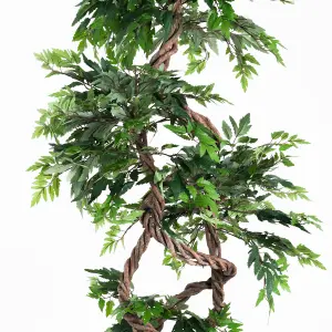 Blooming Artificial - 165cm / 5.5ft Faux Fruticosa Tree Fake Indoor House Plant