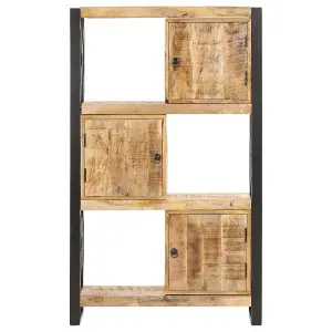 Berkfield Bookshelf 90x30x150 cm Solid Mango Wood