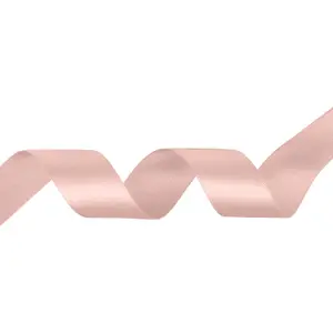 Rose Gold Double Sided Satin Ribbon Polyester Ribbon Roll, 15mm x 10 metres