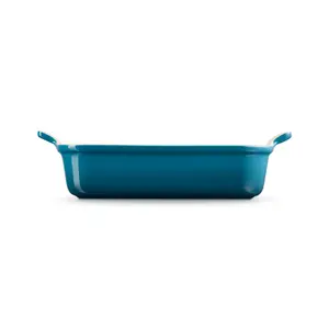 Le Creuset Stoneware Heritage Rectangular Dish Deep Teal / 26cm