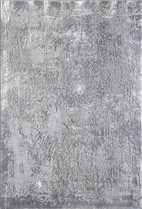 Serenity Modern Abstract Acrylic Contemporary Area Rugs Grey 80x150 cm