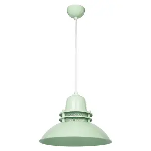 Luminosa Tibet Dome Pendant Ceiling Light Green