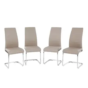 Ilana Upholstered Dining Chair Cappuccino / 1