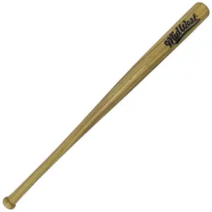 28 Inch Natural Wood Slugger Baseball Bat - Premium Comfort Batting Stick