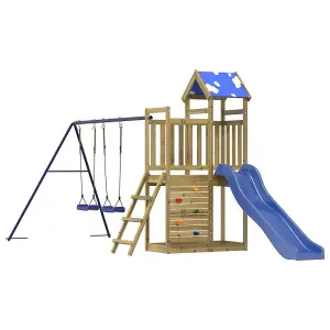 Berkfield Outdoor Playset Impregnated Wood Pine