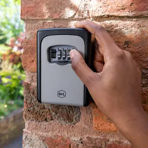 4 digit Wall-mounted Internal & external Combination Key safe