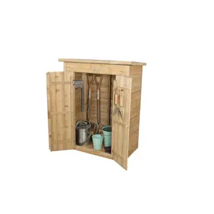 Forest Garden 600L Tongue & groove Pent Garden storage 1215mm 1080mm