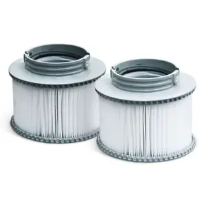 Pack of two hot tub filters - Alpine 4 & 6 and Super Camaro -  2 replacement filter cartridges for MSpa inflatable hot tubs