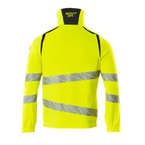 Mascot Accelerate Safe Ultimate Stretch Work Jacket (Hi-Vis Yellow/Dark Navy)  (XXXX Large)