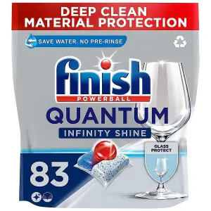 415 x Finish Quantum Infinity Shine Regular Dishwasher Tablets Bulk