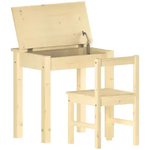 Junior Vida Aries Solid Pine Desk & Chair 2 Piece Set Children Kids Furniture