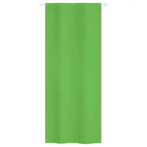 Berkfield Balcony Screen Light Green 100x240 cm Oxford Fabric