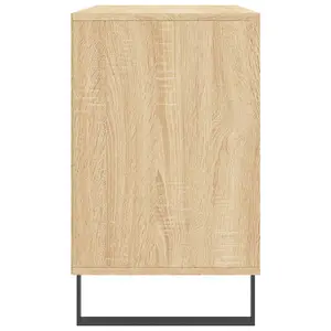 Berkfield Shoe Cabinet Sonoma Oak 102x36x60 cm Engineered Wood