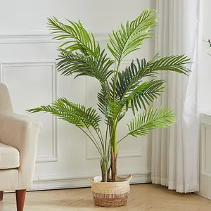 Garden Decoration Artificial Bamboo Palm Tree in Pot 130 cm