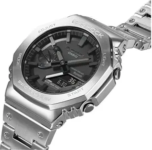 G-Shock GM-B2100D-1AER Men's Full Metal 2100 Series Stainless Steel Bracelet Watch