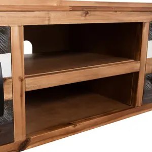 Berkfield TV Cabinet Solid Acacia Wood 120x35x40 cm