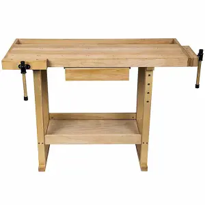 SIP Beech Workbench - wood - L1350 x W900 x H620 mm