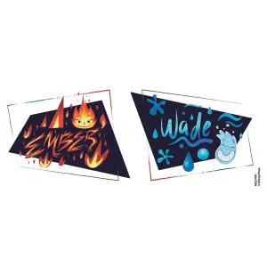 Elemental Ember & Wade Mug White/Blue/Orange (One Size)