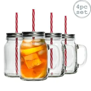 620ml Mason Jar Set (Set of 4)